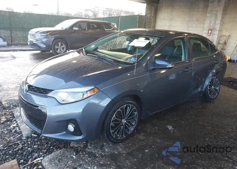 2014 Toyota Corolla S Plus z USA, uszkodzony, nr VIN 2T1BURHEXEC059491